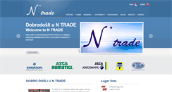 Desktop Screenshot of ntrade.co.rs